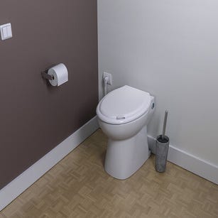 WC à poser avec broyeur intégré Turbo Broyeur ❘ Bricoman