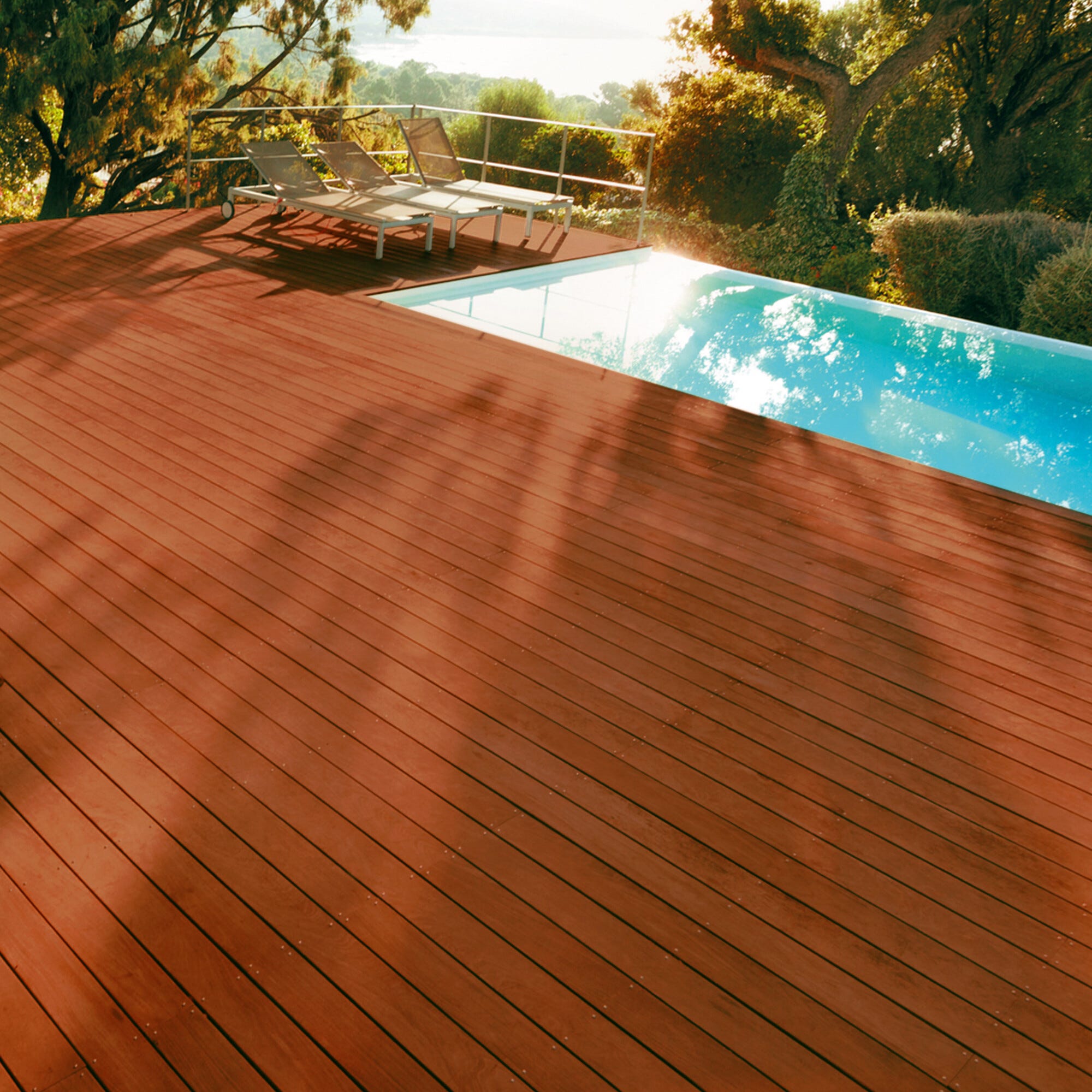 Saturateur terrasse bois anti UV et grisaillement teck exotique 5 L + 20% gratuit - BONDEX 2