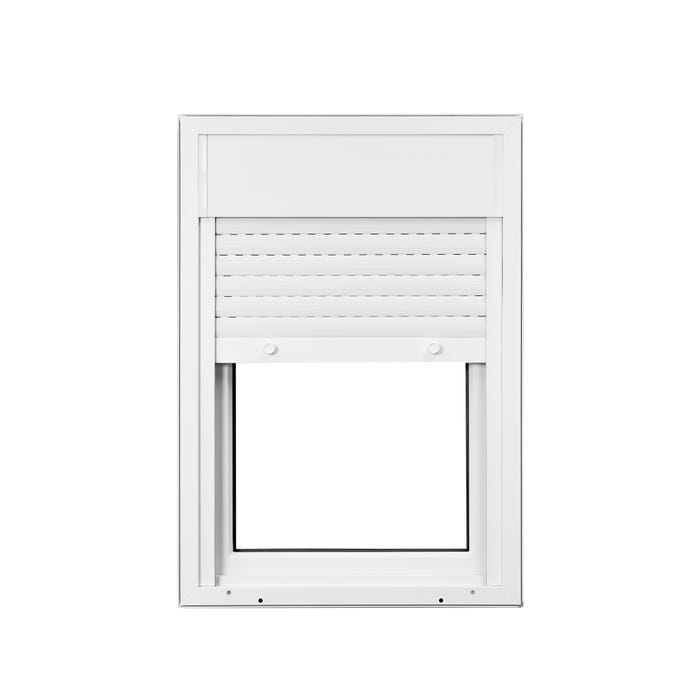 Fenêtre PVC avec volet roulant intégré monobloc Ob D 1 vantail H.75 x L.60 cm - GROSFILLEX 2