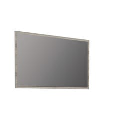Miroir de salle de bain décor chêne grisé l.120 x H.80 x Ep.2 cm Atlantis 3