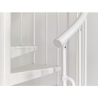 Escalier colimaçon Despina blanc 12 hauteurs Diam.110 cm 5