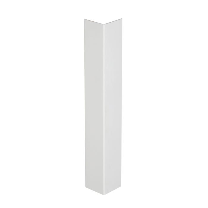 Cornière PVC blanc adhésif 25 x 25 mm L.260 cm 1