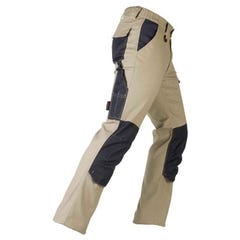 Pantalon de travail beige / bleu T.S Tenere pro - KAPRIOL 0