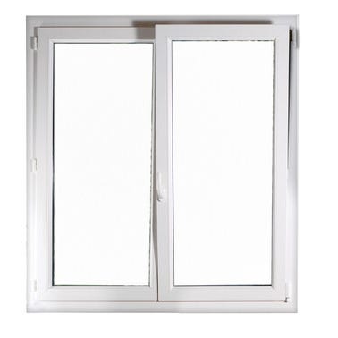 Fenêtre sur-mesure en PVC, 2 vantaux