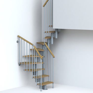 Escalier double quart tournant Pratique 4 0
