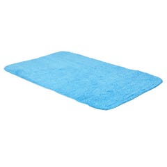 Tapis de bain coton super soft bleu l.45 x L.75 cm 