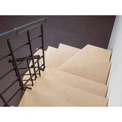Escalier quart tournant Gexi R 050 PVC Larg.90 cm 8