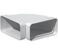 COUDE 90º MIXTE 55X110/D100MM