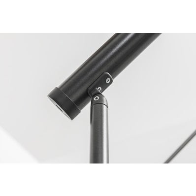 Escalier double quart tournant gris/wengé noir MAS 1.4 050 inox Larg.85 cm 8