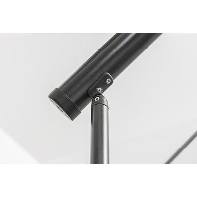 Escalier quart tournant gris/wengé noir MAS 1.4 050 inox Larg.85 cm 8