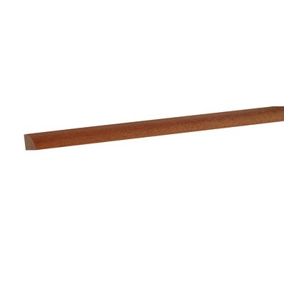 Quart de rond en bois rouge exotique 10 mm Long.2,4 m - SOTRINBOIS 0