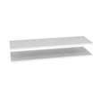 Lot de 2 étagères blanches pour meuble haut largeur 90 cm