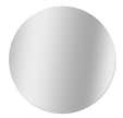 Miroir rond bords polis Diam.40 cm