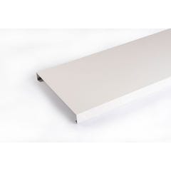 Couvertine aluminium blanc L.200 x l.27 cm 0