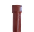 Dauphin fonte droit rouge L.1000 x Diam.100 mm - RHEINZINK