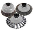 Lot 3 brosses meuleuse acier TECNUM pour meuleuse d'angle filetage M14 - FARTOOLS