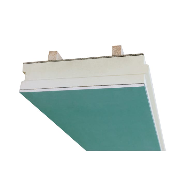 Panneau de toiture R = 6,0 m².k/w L.360 x l.57 cm Ep.130 mm Pannotec confort plâtre RB - SOPREMA 0