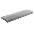 Couvre Mur 100x30 Cm 2 Pentes Gris Ep 4 cm