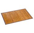 Tapis bambou gris