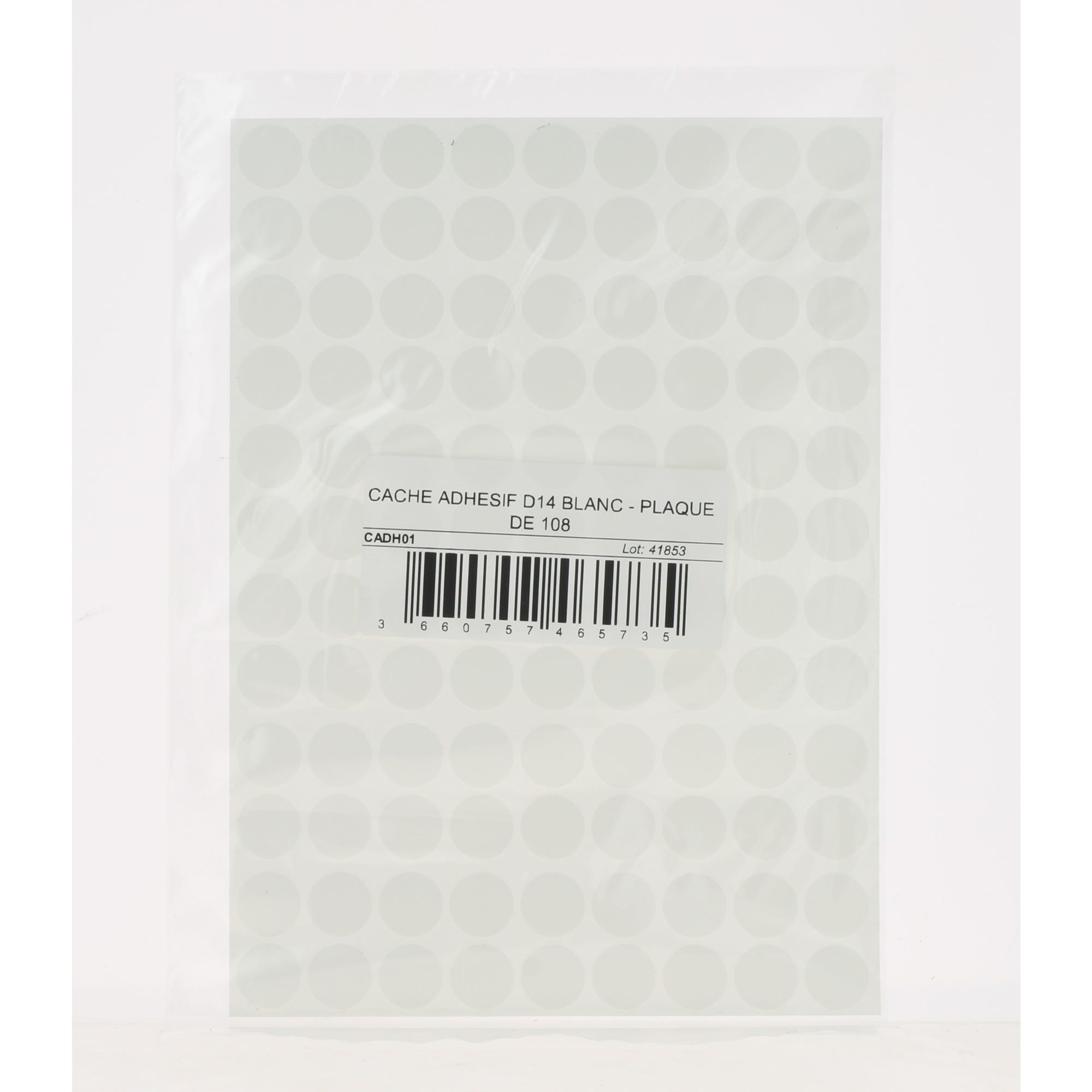 Cache adhesif d14 blanc - par 108 - VISWOOD 0