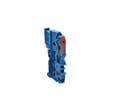 BORNE PASSAG 2ENT 2,5MM² BU