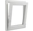 Fenêtre PVC 1 vantail avec oscillo-battant tirant droit H.75 x L.80 cm - CLOSY