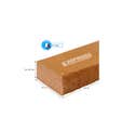 Colis de 2 panneaux isolants en fibre de bois SOPREMA® 122x57,5cm, Ep.24cm, R=6,3