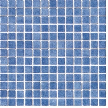 Lot de 20 mosaïques 31.6 x 31.6 cm anti derapant bleu clair niebla 0