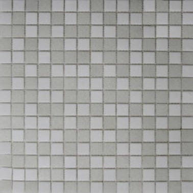 Mosaïque gris et blanc l.32,7 x L.32,7 cm Pool mix  0