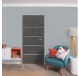 Bloc-porte revêtu décor urban poussant gauche H.204 x l.93 cm Griff'Inox