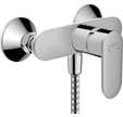 Mitigeur mécanique douche chromé Vernis Blend - 71640000 HANSGROHE