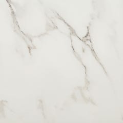 Carrelage intérieur blanc effet marbre l.60,8 x L.60,8 cm Casablanca 0