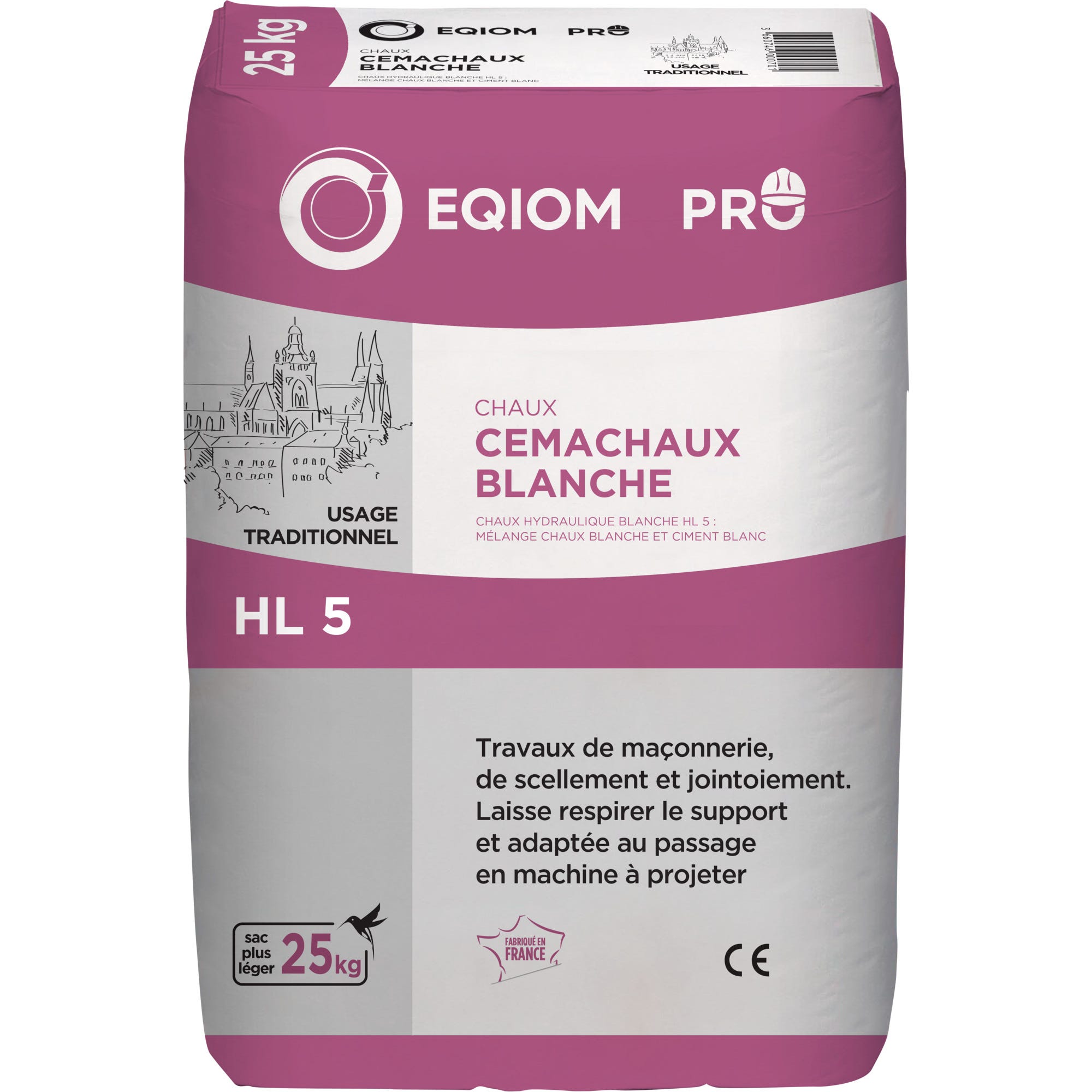 Chaux blanche 25 kg - EQIOM 0