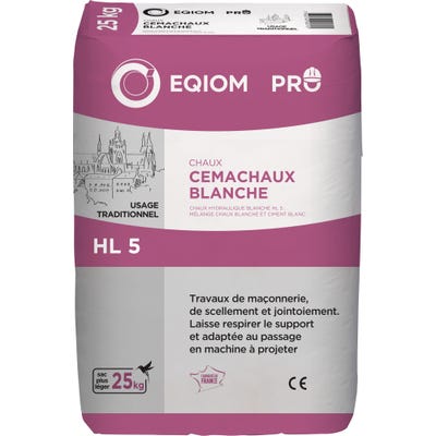 Chaux blanche 25 kg - EQIOM 0
