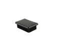 Embout rectangle plastique de 40 x 60 mm Ep.1 à 3 mm