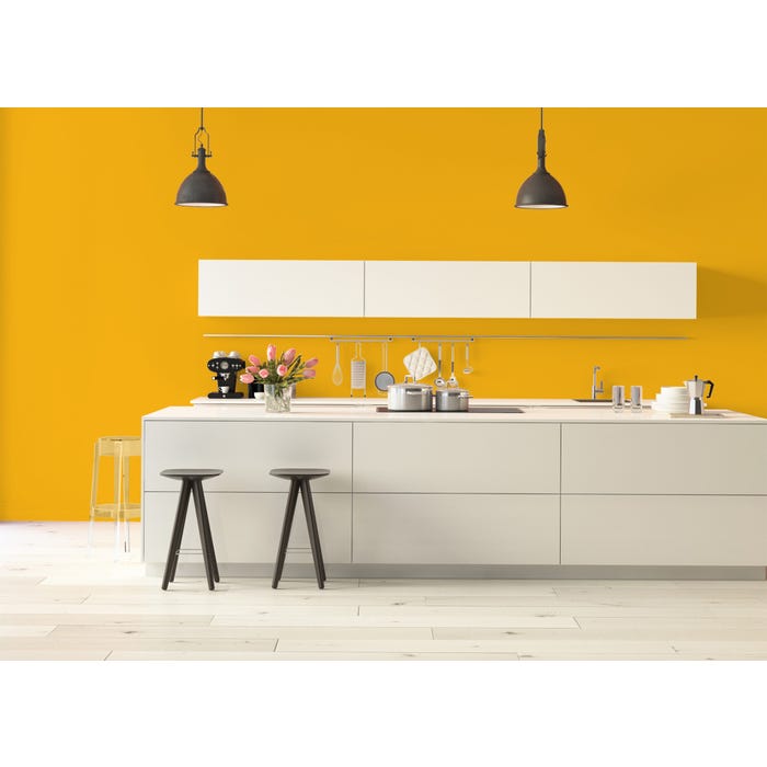 Peinture intérieure mat jaune fricero teintée en machine 4L HPO - MOSAIK 5