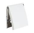 Dérouleur WC mdf et inox blanc