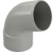 Coude PVC gris 67.30° Diam.100 mm