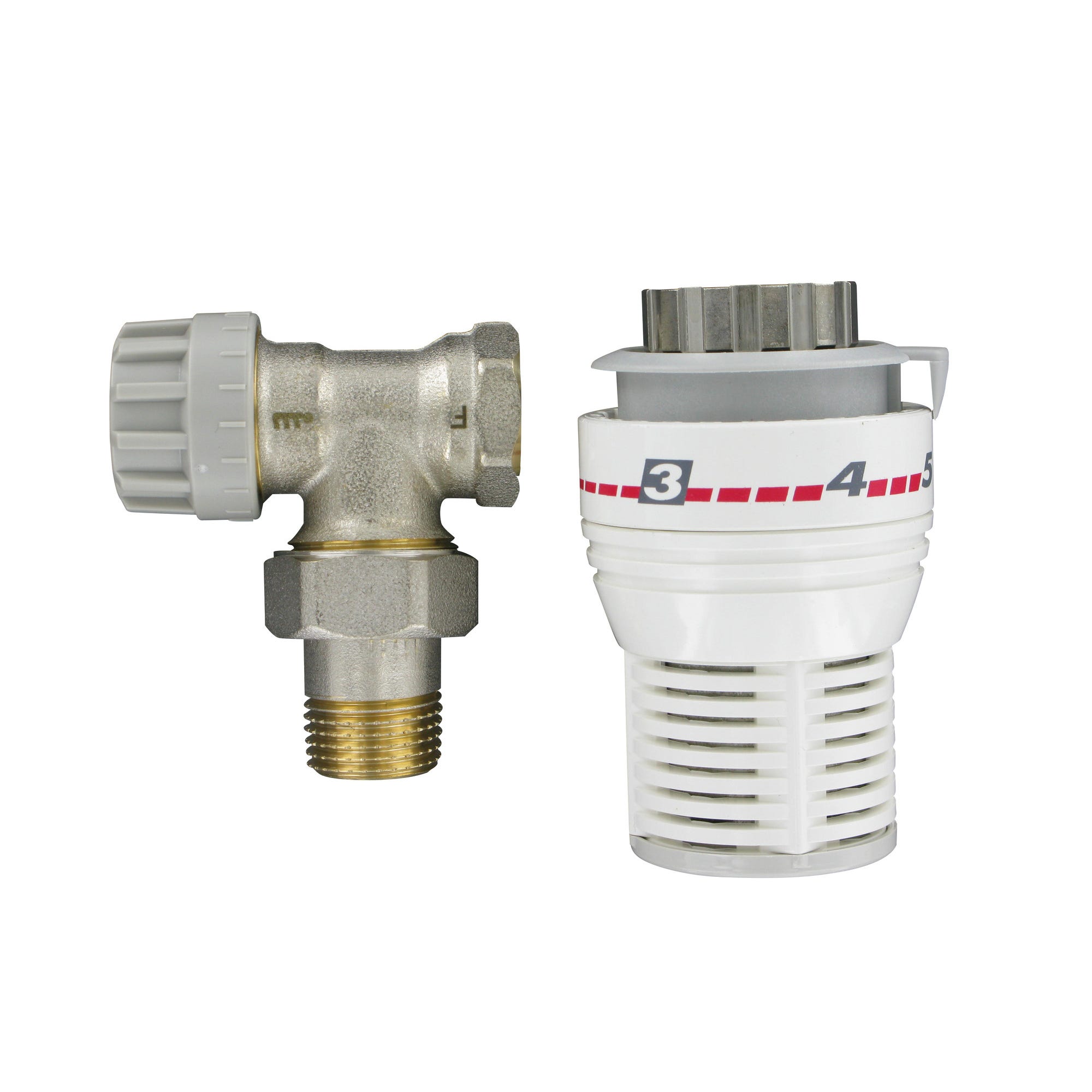 Kit robinet thermostatique équerre 15 x 21 (1/2") - COMAP 0
