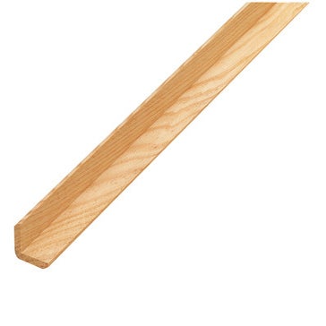 Baguette d'angle en bois à bords arrondis