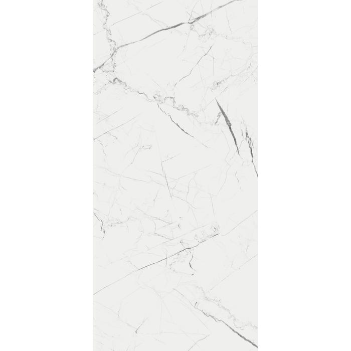 Carrelage sol intérieur effet marbre l.60x L.120cm - Thassos Marmo White 0