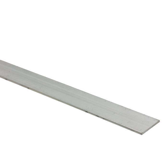 Profilé plat aluminium  l.30 x Ep.2 mm L.250 mm 1