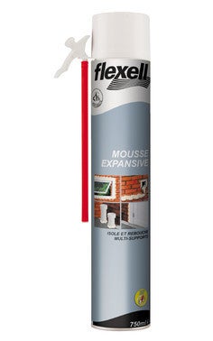 Mousse Polyurethane Expansive Low Mdi 750 Ml Flexell Bricoman