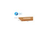 Colis de 10 panneaux isolants en fibre de bois SOPREMA® 122 x 57.5 cm Ep.4 cm, R=1,05