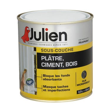 Julien Sous-couche plâtre, ciment, bois 0.5 L 0