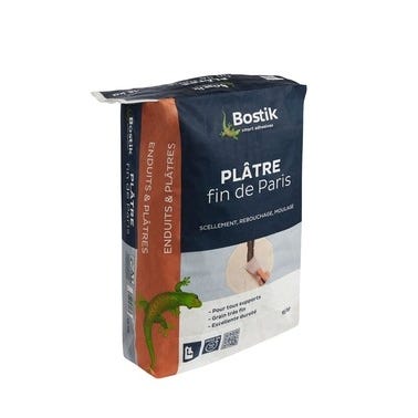 Plâtre fin de Paris en poudre intérieur 15 kg - BOSTIK 0