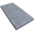 Dalle gris pizzara L.66 x l.33 x Ep.3 cm, la pièce