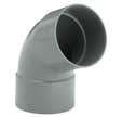 Coude PVC Diam 125mm , 67°30, Mâle / Femelle