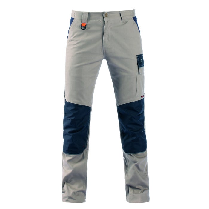Pantalon de travail beige / bleu T.M Tenere pro - KAPRIOL 1