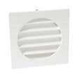 GRILLE EXTERIEURE PVC Ø 100 MM BLANC SPECIAL FACADE 1GETM10B NICOLL